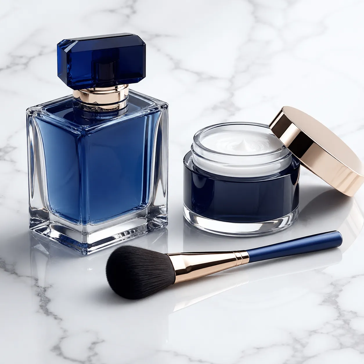 luxus parfum flasche und kosmetik produkte beauty und pflege